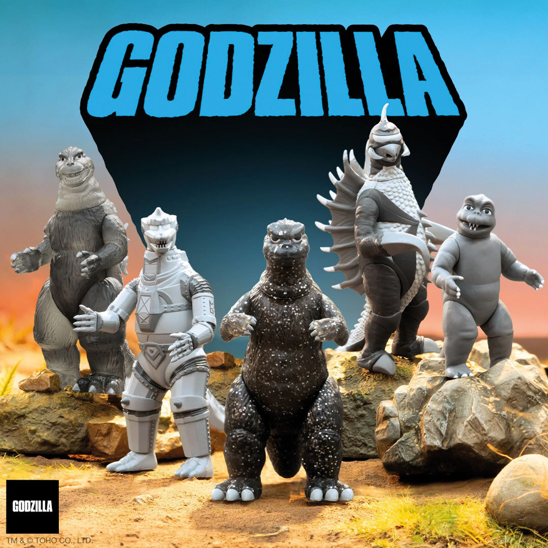 Kaiju Series 2 Silver Screen Toho Blind Box ReAction Figures - Collectible Japanese Monster Toys for Display & Gifts