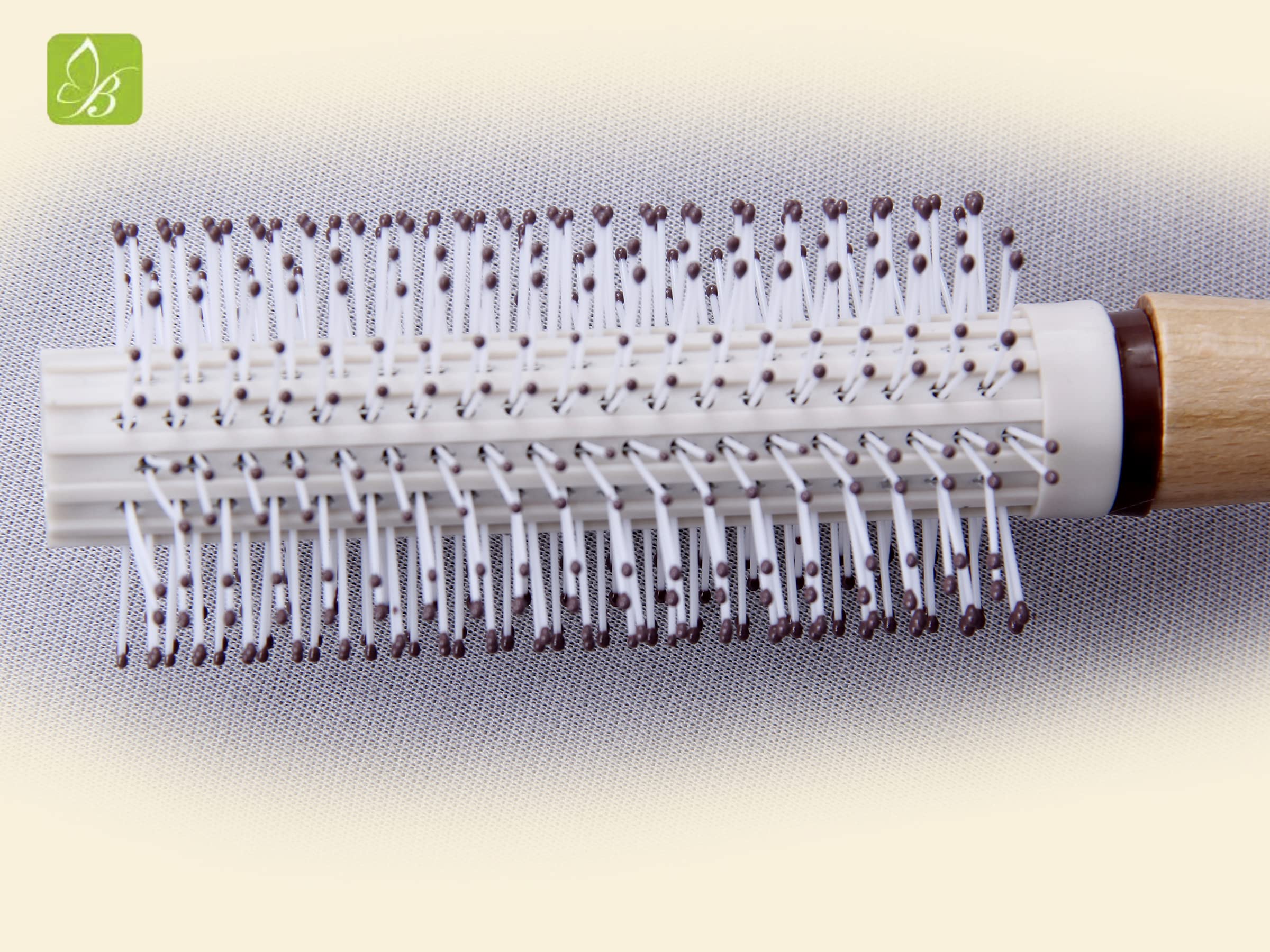 Beautifly Round Hair Brush with Soft Bristles - Professional Hair Curler Styling Brush for Men & Women - Perfect for Salon, Home Use & Travel Styling