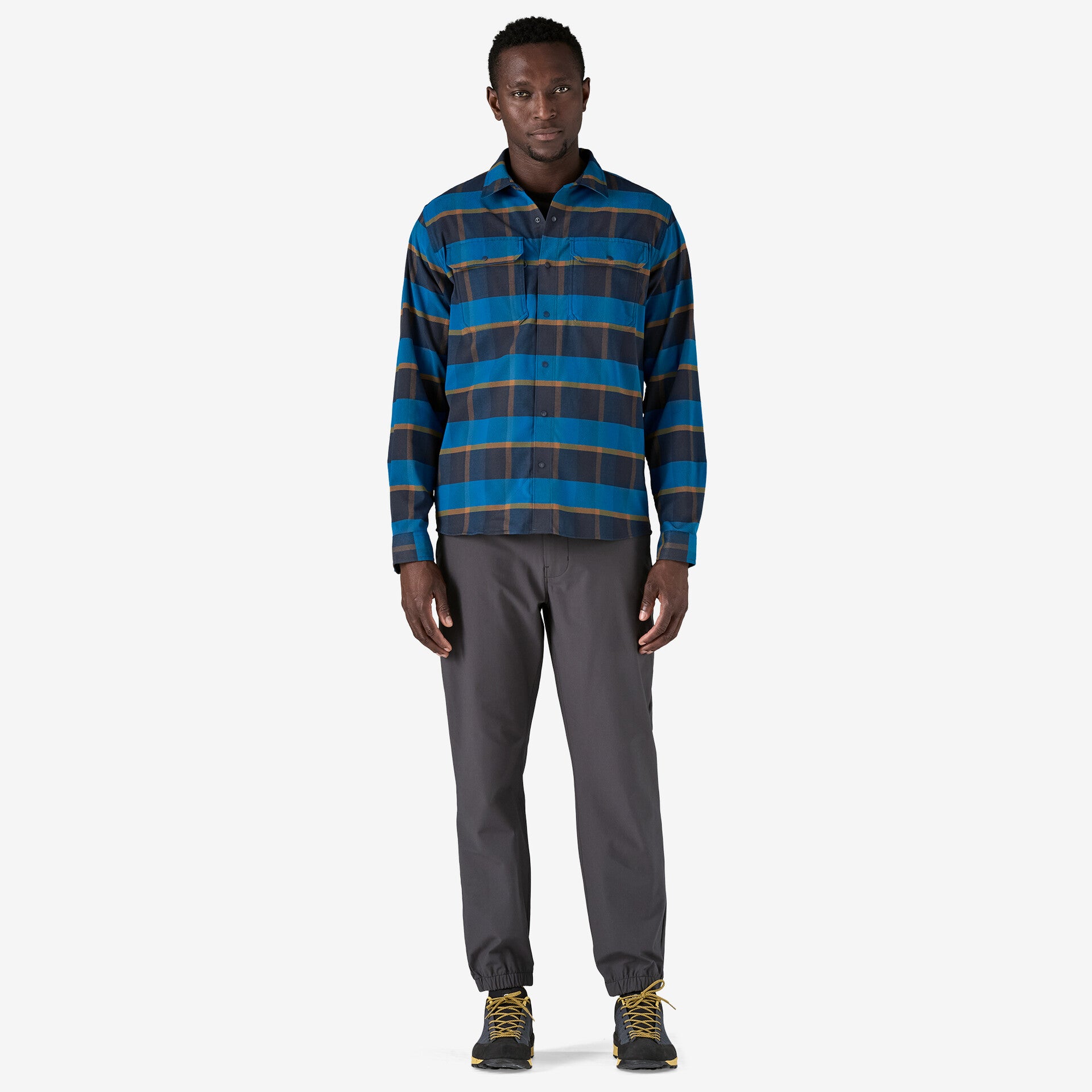**Men's Canyonite Flannel Shirt - Soft Plaid Long Sleeve Button-Up for Casual & Outdoor Wear - Perfect for Camping, Hiking, and Fall Layering**