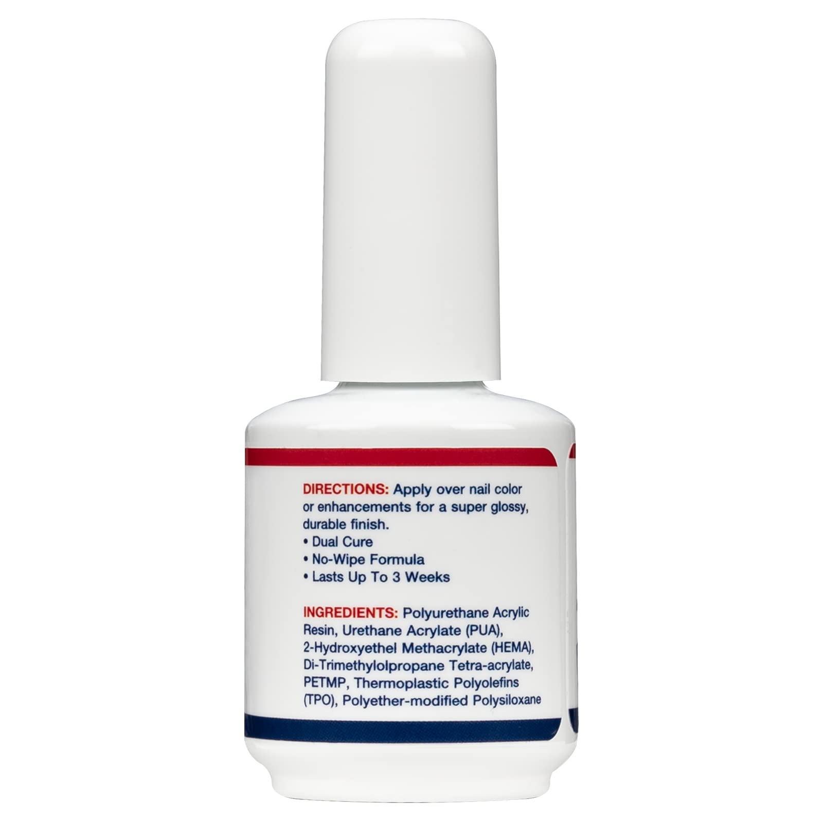 Professional DuraGloss Gel Top Coat - Long Lasting Clear Nail Polish for UV/LED Curing, Shine & Protection - Perfect for Salon Quality Manicures at Home, Nail Art & Gel Extensions