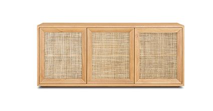 Tate 76 Sideboard - Modern Buffet Cabinet with 3 Drawers & 2 Doors for Dining Room Storage | Perfect for Home Decor, Living Room & Entryway Organization