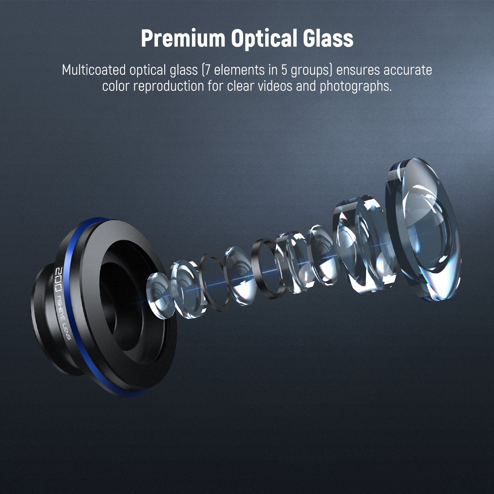 NEEWER LS 57 200° Fisheye VR Lens with 17mm Thread - Universal Smartphone Lens Clip for iPhone, Samsung, Pixel - Perfect for 360° VR Photography, Vlogging & Travel Adventures