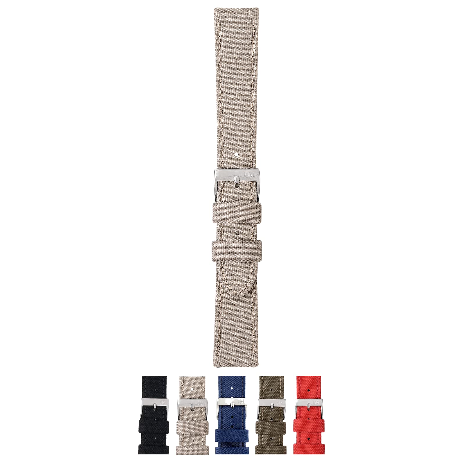 Cordura Watch Strap with Steel Buckle - Sport Collection for Outdoor Activities