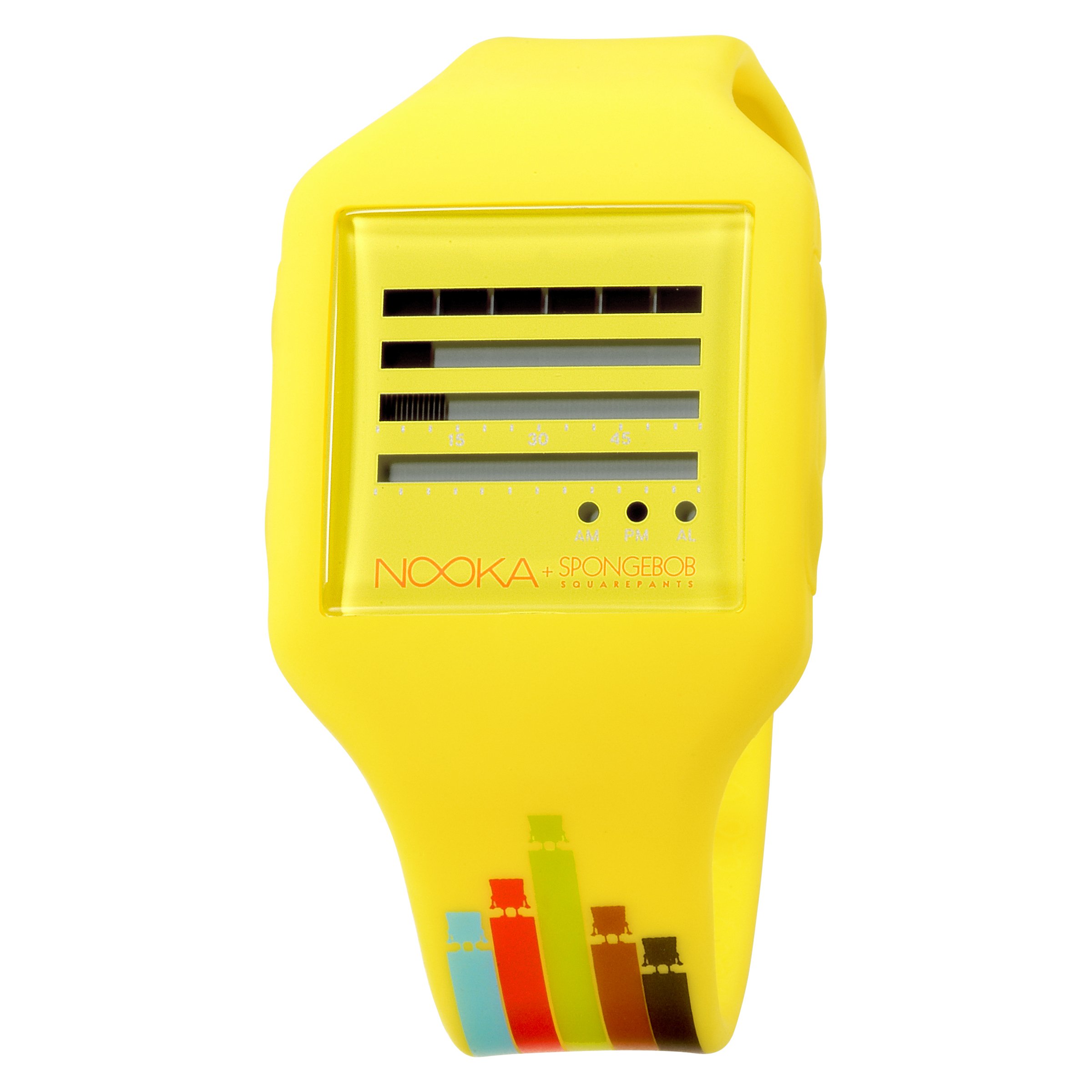 Nooka Unisex SB-ZUB-ZENH-20-SE SpongeBob Zub ZenH Digital Watch - Stylish Cartoon Character Timepiece for Men & Women - Perfect for Everyday Wear, Cosplay, and SpongeBob Fans Collection