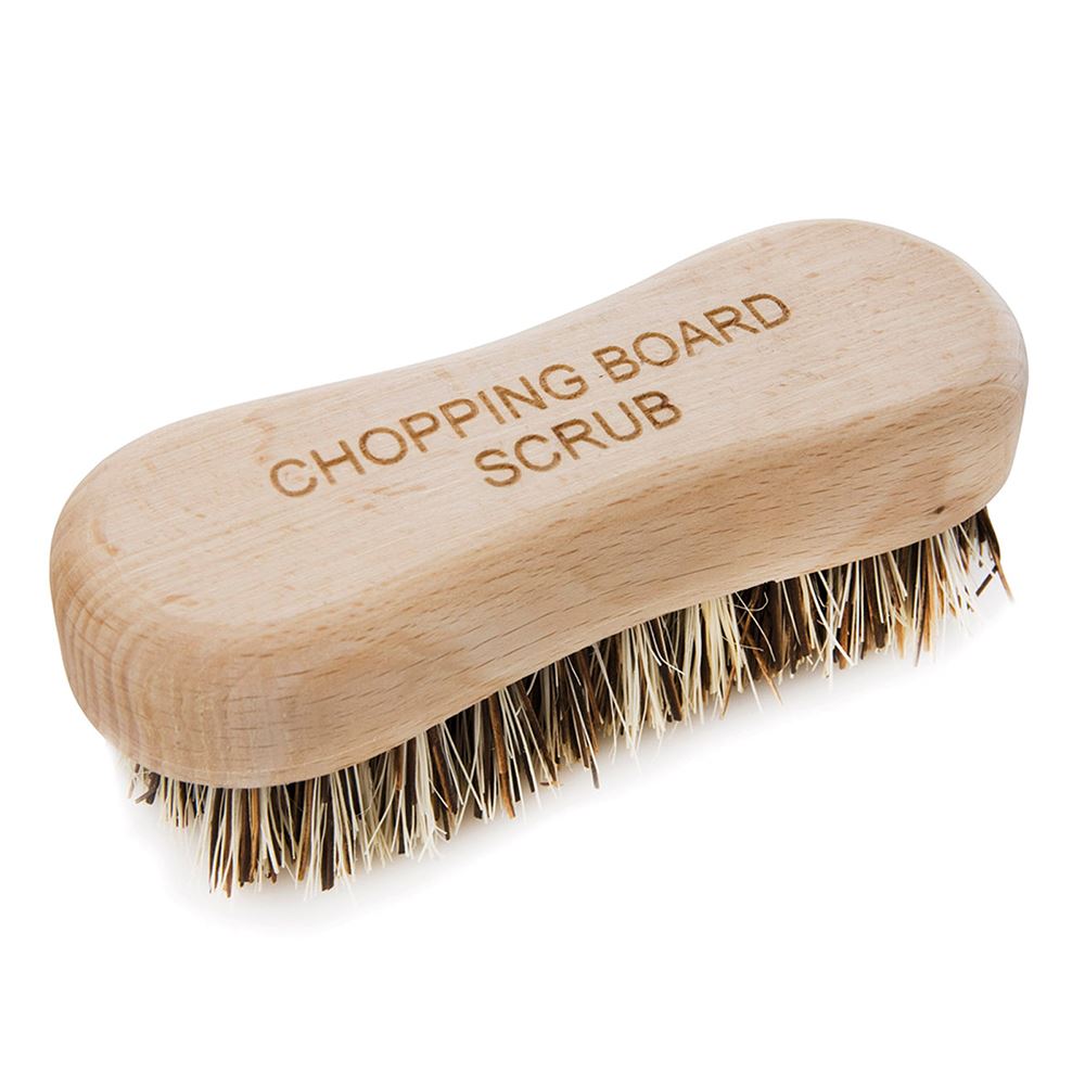 Premium Bamboo Cutting Board Scrubber - Eco-Friendly Dish Brush for Kitchen Cleaning - Perfect for Cutting Boards, Pots, and Pans