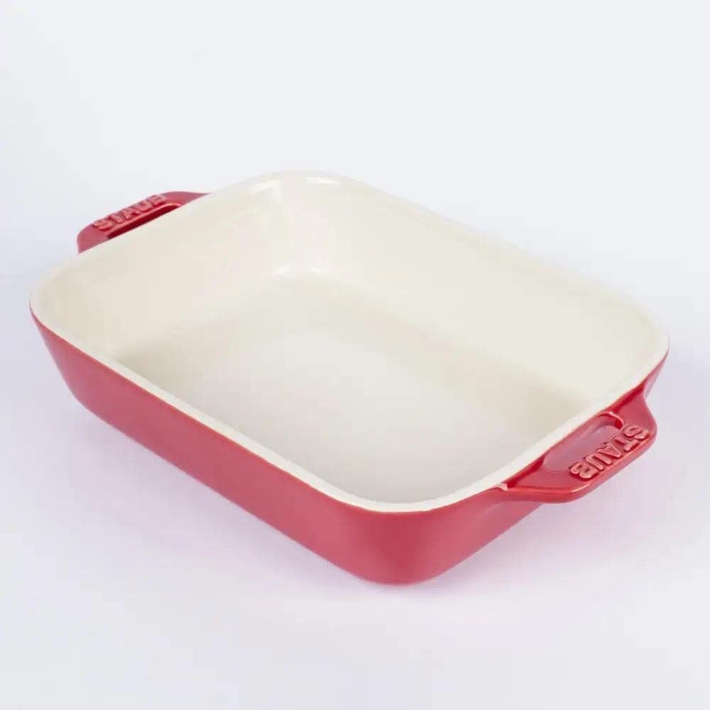 STAUB Enameled Cast Iron Casserole Dish - 5.5 Quart, Round Dutch Oven for Braising, Stewing & Baking - Perfect for Soups, Roasts & One-Pot Meals