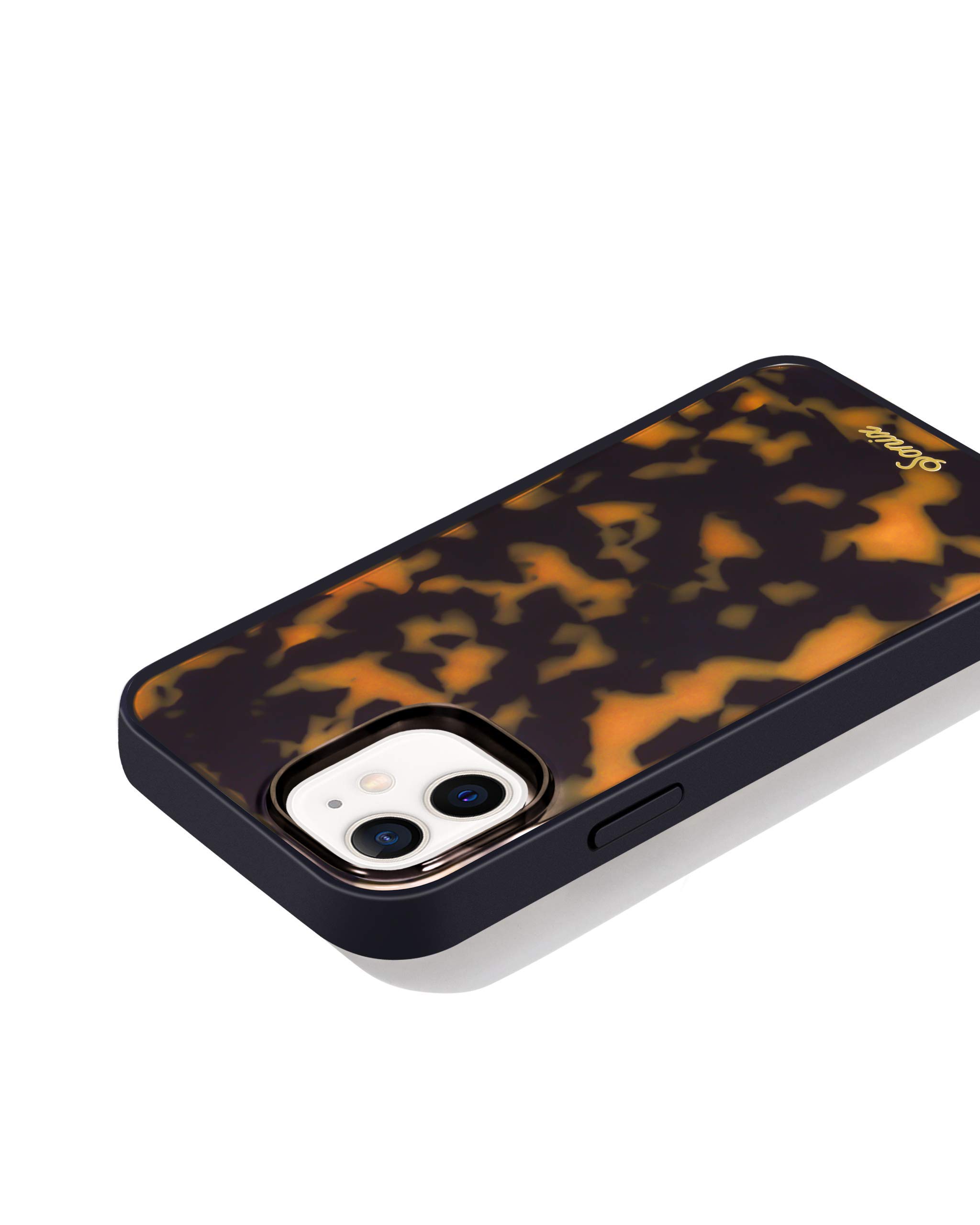 Premium Brown Tortoise Sonix Phone Case for iPhone 12/12 Pro with Matching AirPods Pro Case - Slim Protective Cover for Everyday Use & Travel Accessories