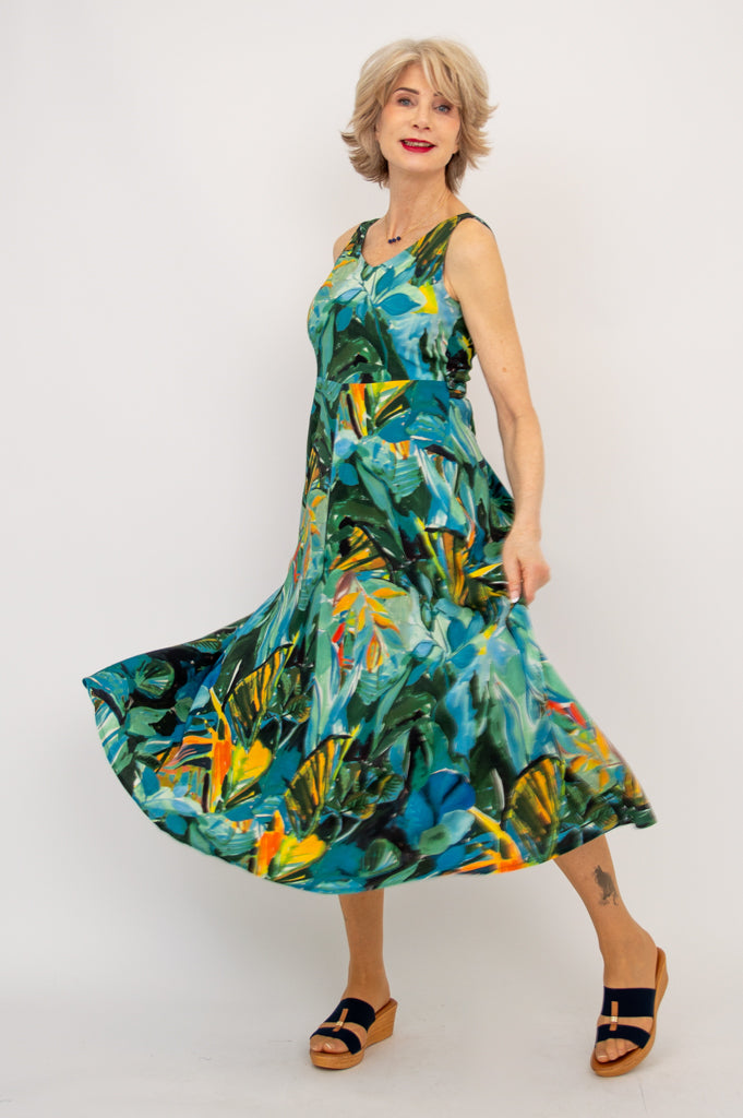 Coraline Dress by Greenroom - Eco-Friendly Linen Bamboo Blend for Women | Perfect for Summer Outfits, Beach Vacations & Casual Wear