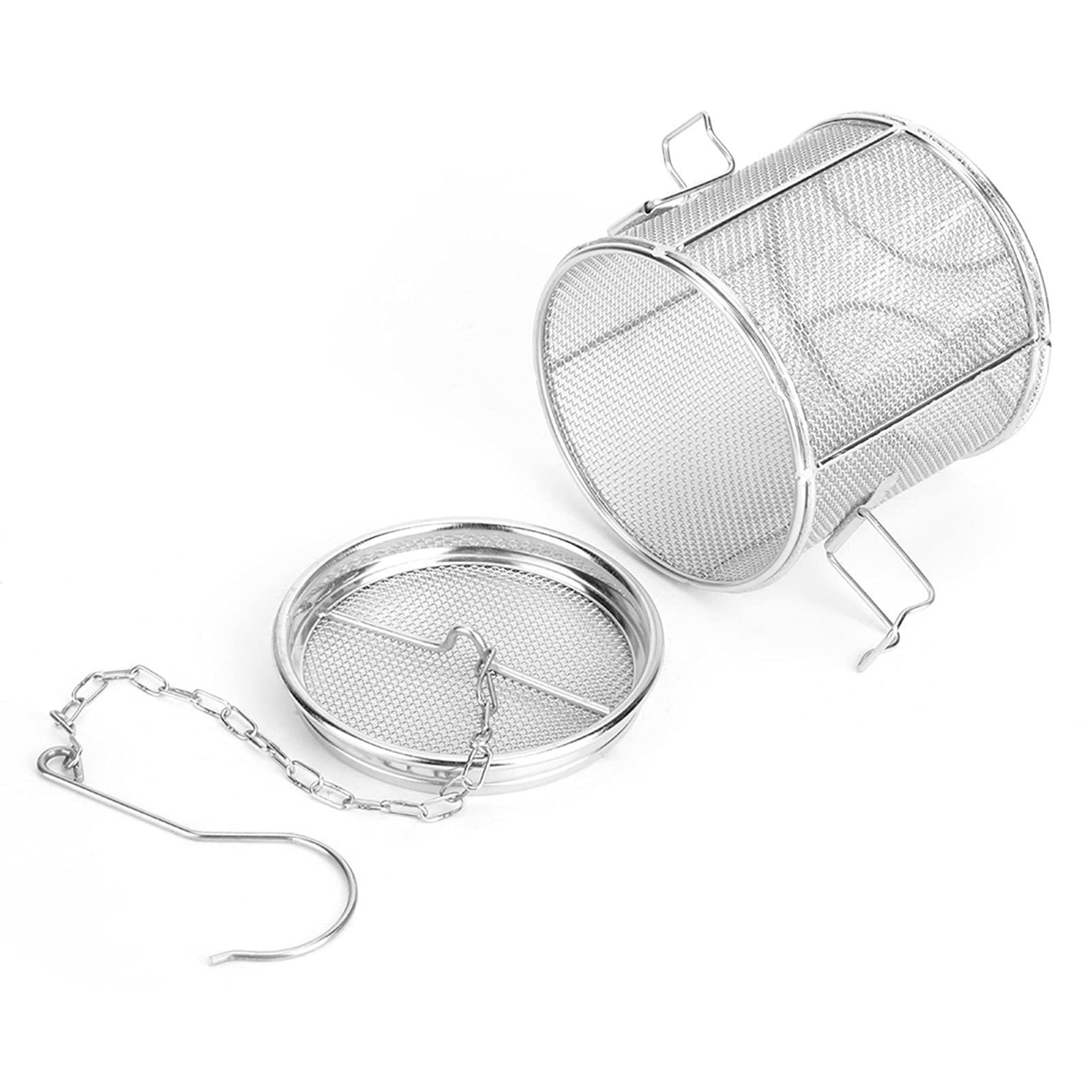Premium Stainless Steel Spice Filter - Fine Mesh Tea Strainer & Seasoning Sieve for Home Kitchen | Perfect for Brewing Tea, Straining Soup, and Filtering Spices