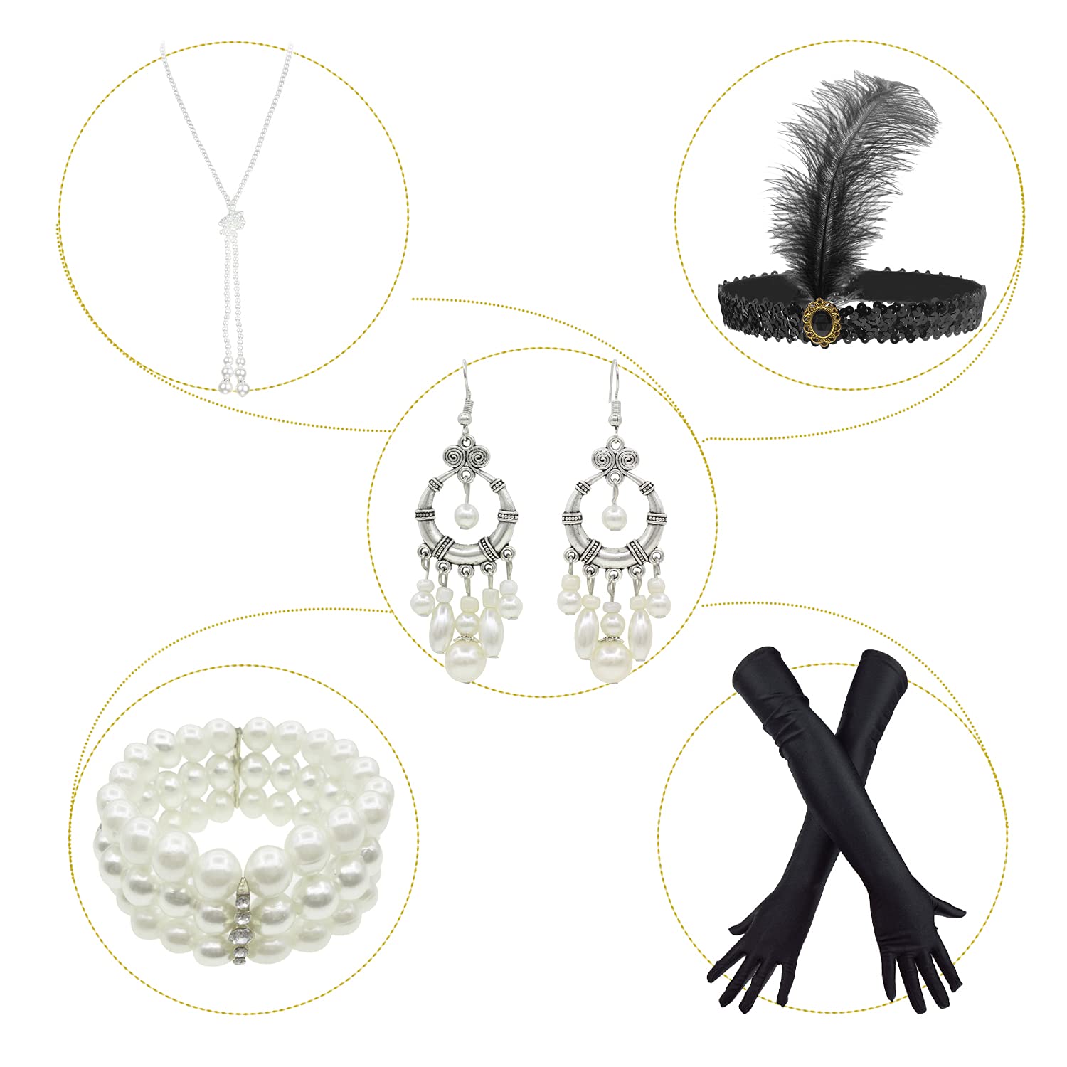 1920s Kids Sequined Fringed Chicken Feather Dress - Latin Dance Costume Set for Girls Performance, Party, Halloween & Stage Show