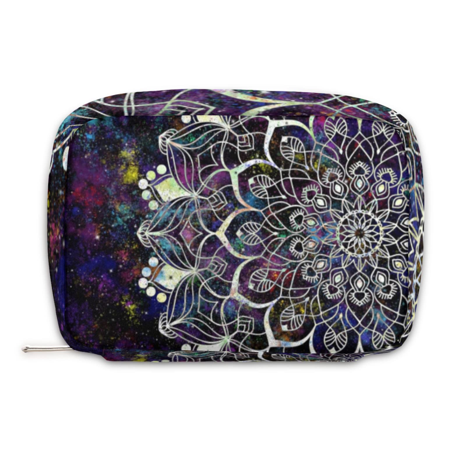 Boho Mandala Makeup Bag for Women - Water-Resistant Cosmetic Pouch, Travel Toiletry Organizer for Purse, Gym, and Beauty Essentials (11 Designs) - Perfect for Travel, Daily Use & Gift Giving