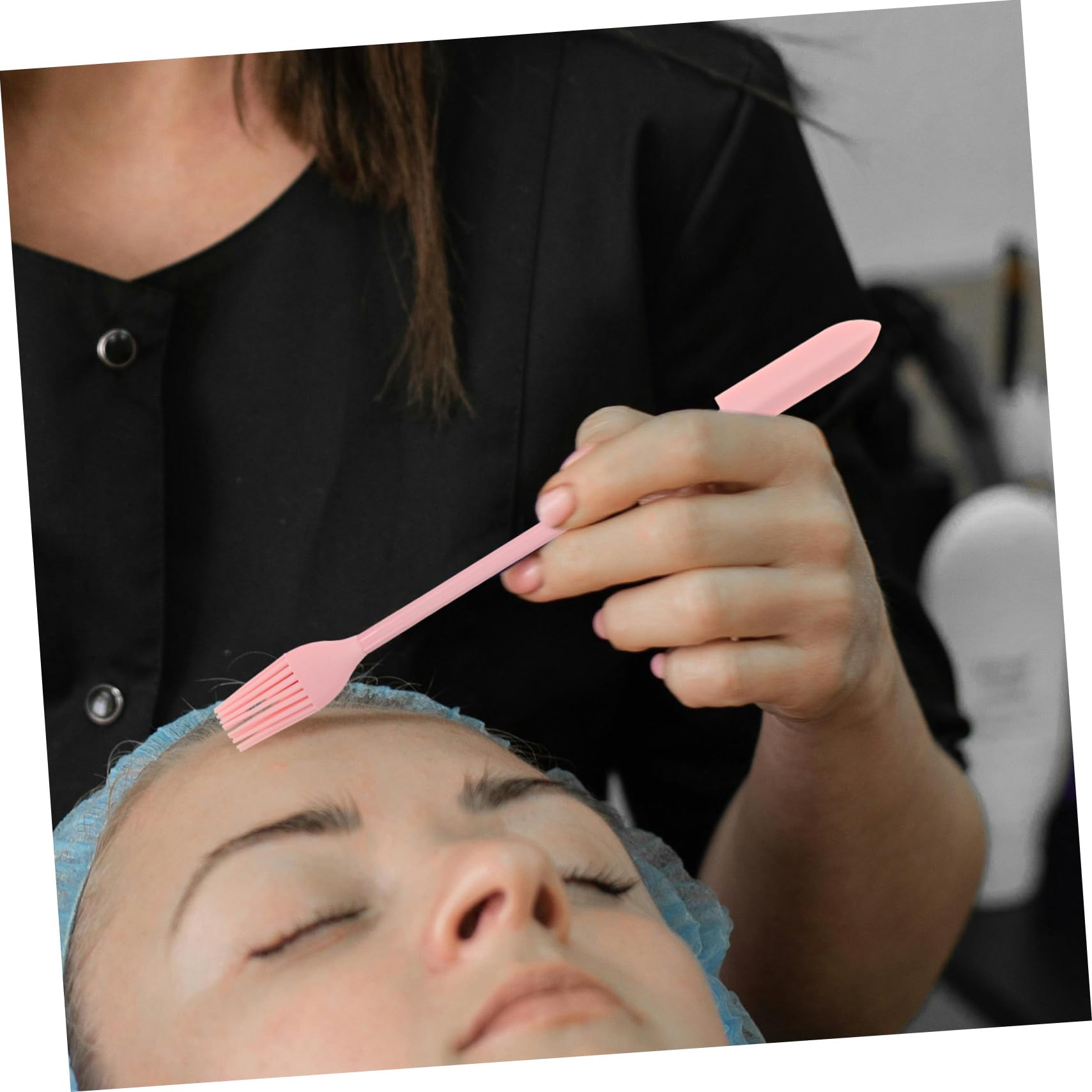 Retractable Makeup Spatula Set - Pink Mini Cosmetic Scoop for Lotion, Cream & Skincare - Perfect for Travel, Salon & Home Use