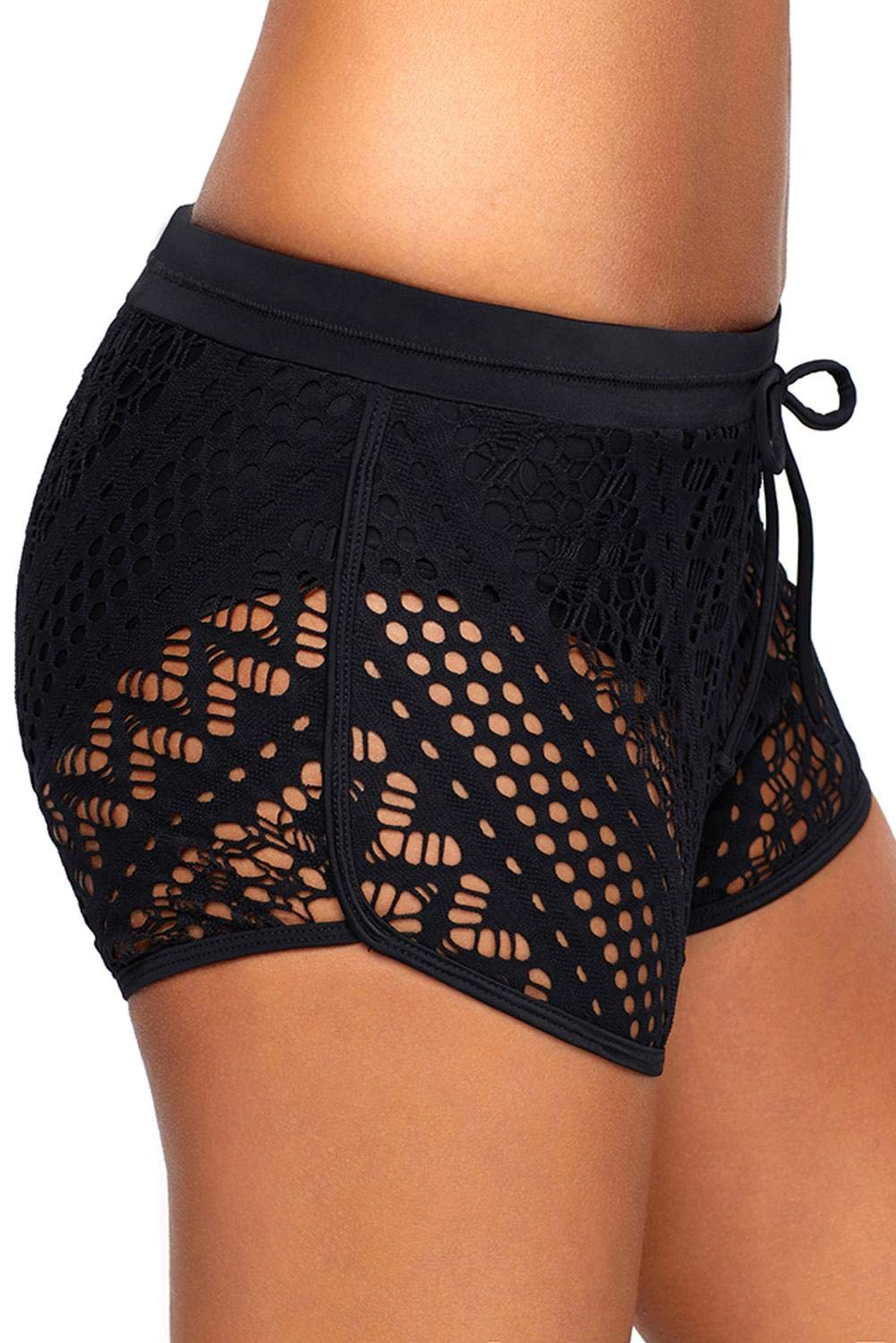 Lopie Women's Swim Skort - Quick Dry Board Shorts & Bikini Bottom Swimsuit for Beach, Pool & Water Sports