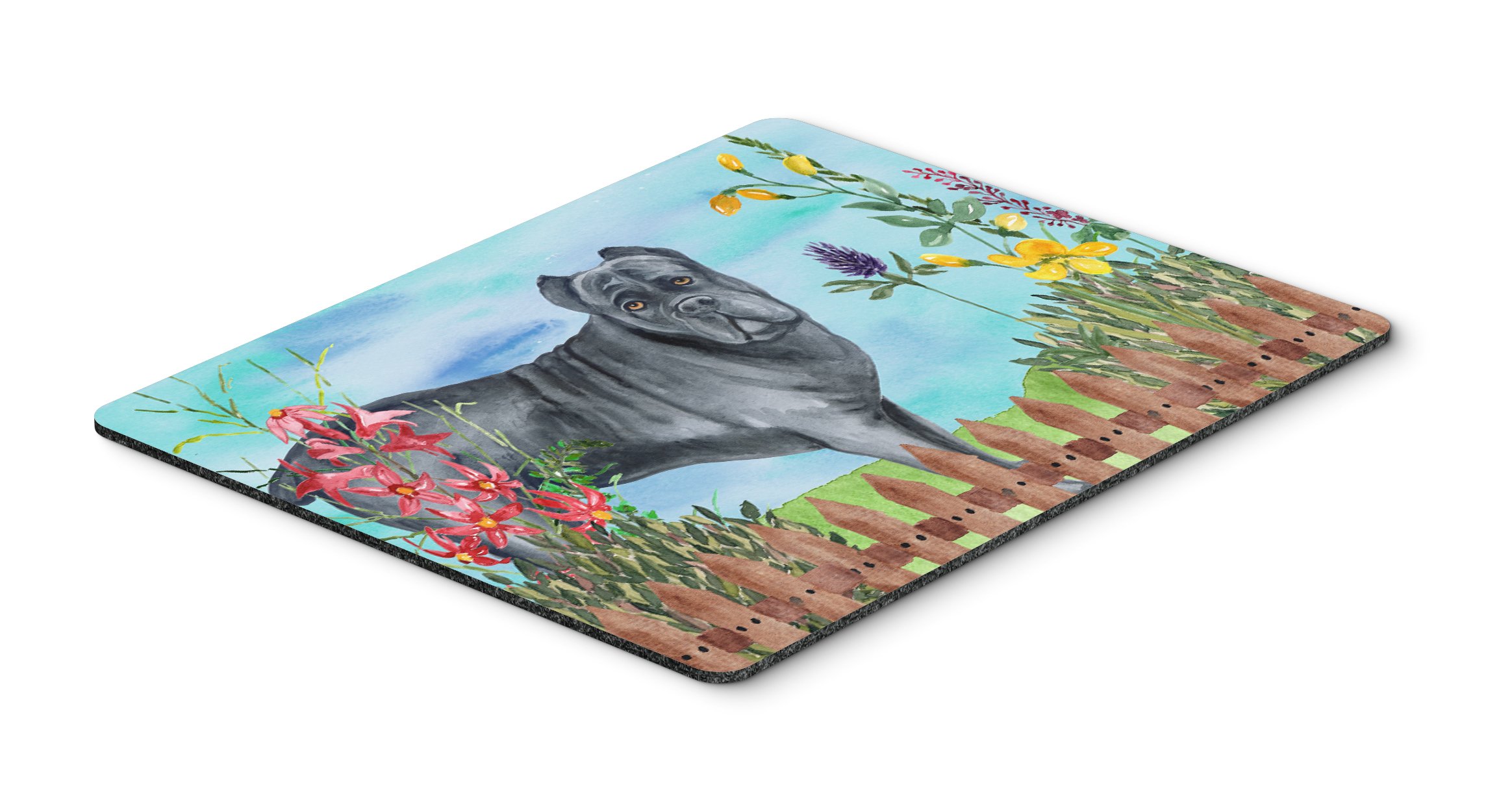 Cane Corso Spring Mouse Pad - Large Washable Desk Mat for Home Office, Gaming & Computer Work | Non-Slip Hot Pad & Trivet for Kitchen | Durable Laptop Mousepad with Dog Design
