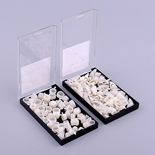 100pcs Dental Temporary Crown Veneers Kit - Anterior Front & Back Molar Teeth Repair Material for Dentists & DIY Use | Perfect for Dental Emergencies, Crown Replacements & Cosmetic Procedures
