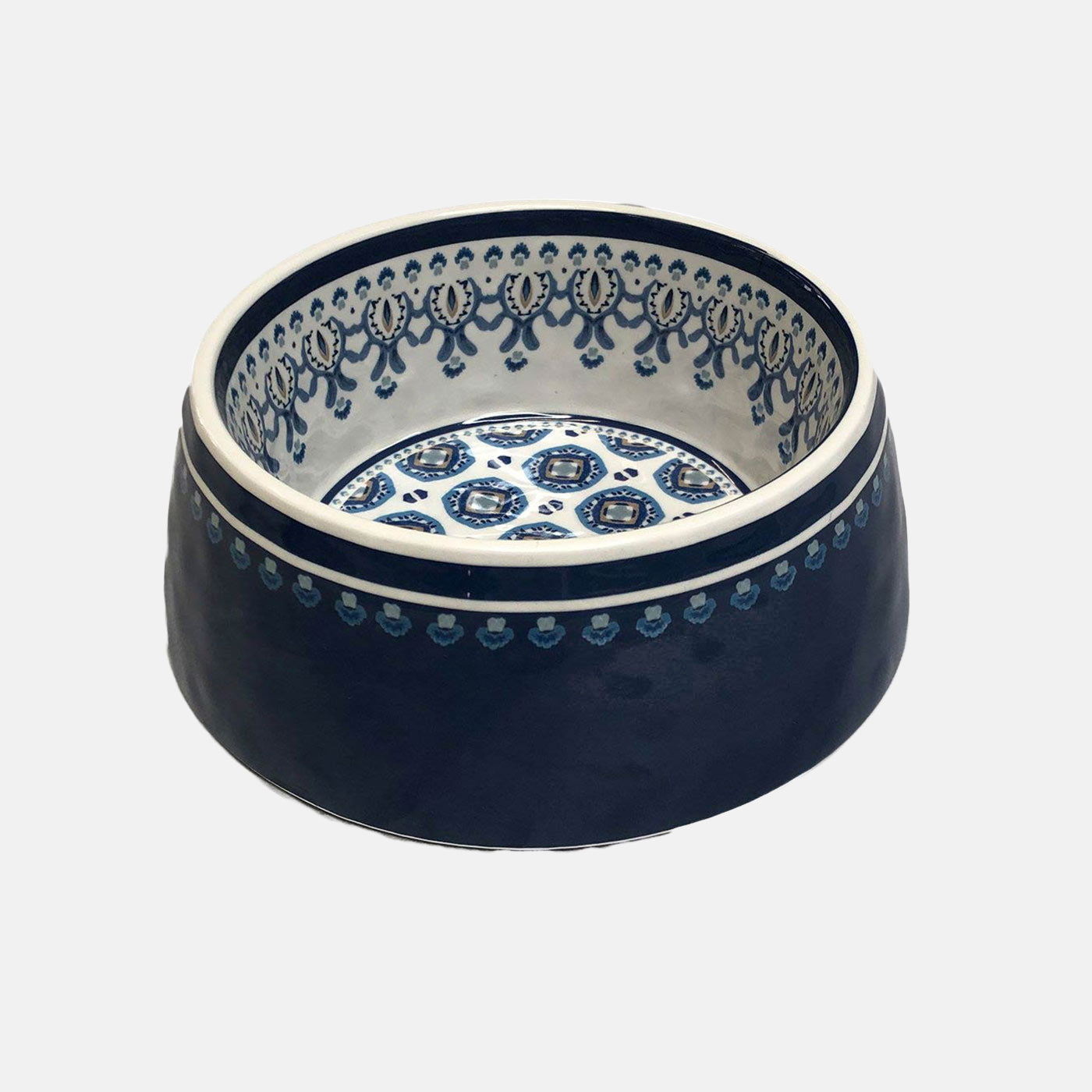 Premium Moroccan Ceramic Pet Bowls for Dogs & Cats - Handcrafted, Durable & Stylish Pet Food Dishes - Perfect for Home, Outdoor, and Travel Use
