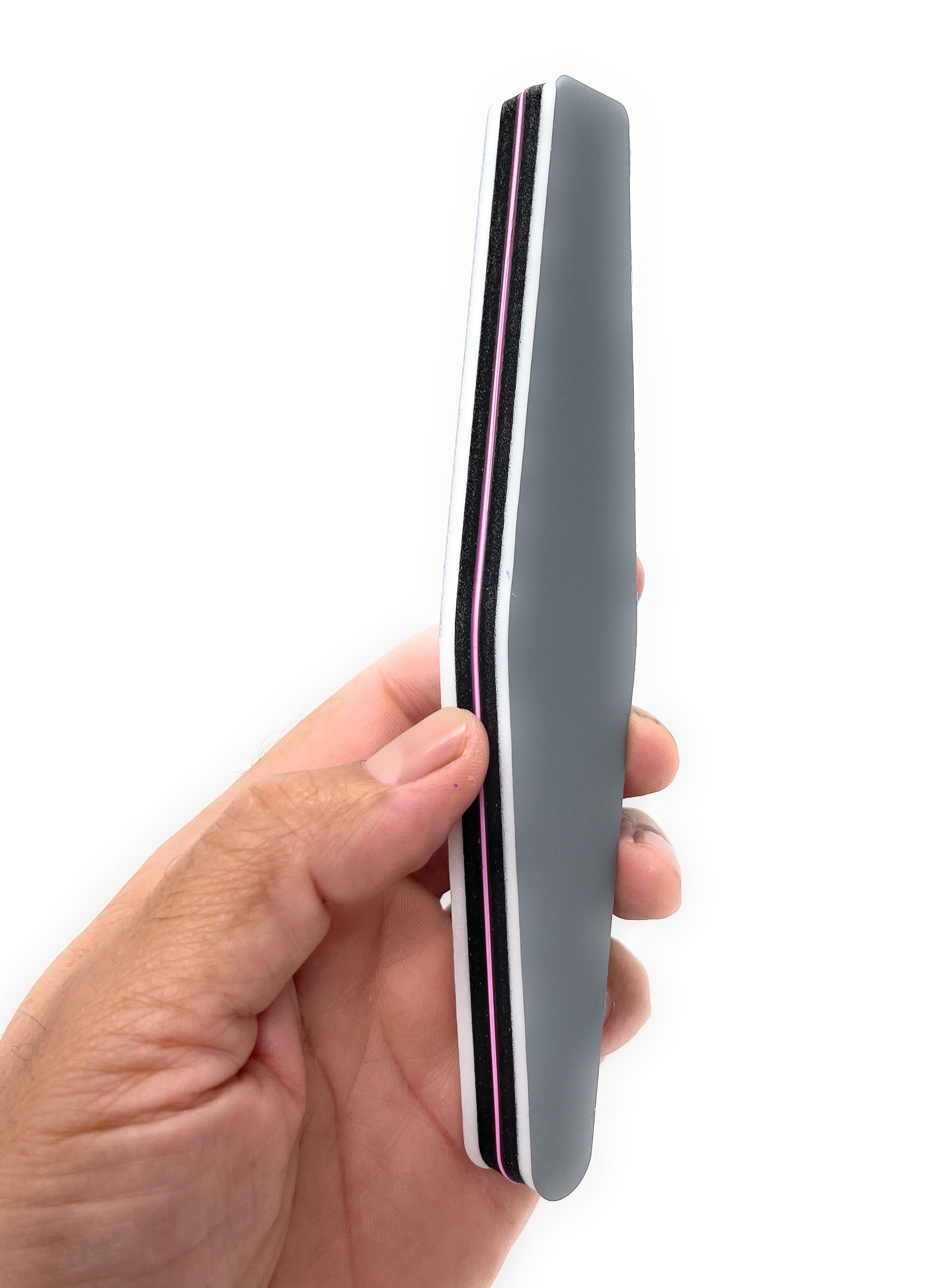 Tropical Shine Angled 3-Way Nail Buffer - Professional Nail Salon Boards & Nail File for Natural Shine - 2-Piece Set - Perfect for Manicures, Pedicures & At-Home Nail Care