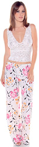 Ivory/Orange Pink Flower