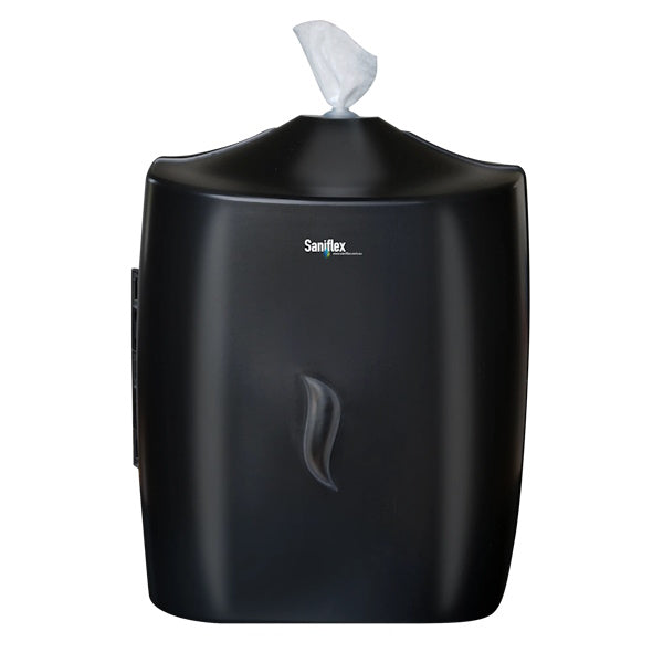 Saniflex Surface and Hand Wipes Dispenser - Touch-Free Sanitizing Wipes Dispenser for Home, Office & Public Spaces | Antibacterial & Disposable Wipes Holder for Hygiene & Convenience