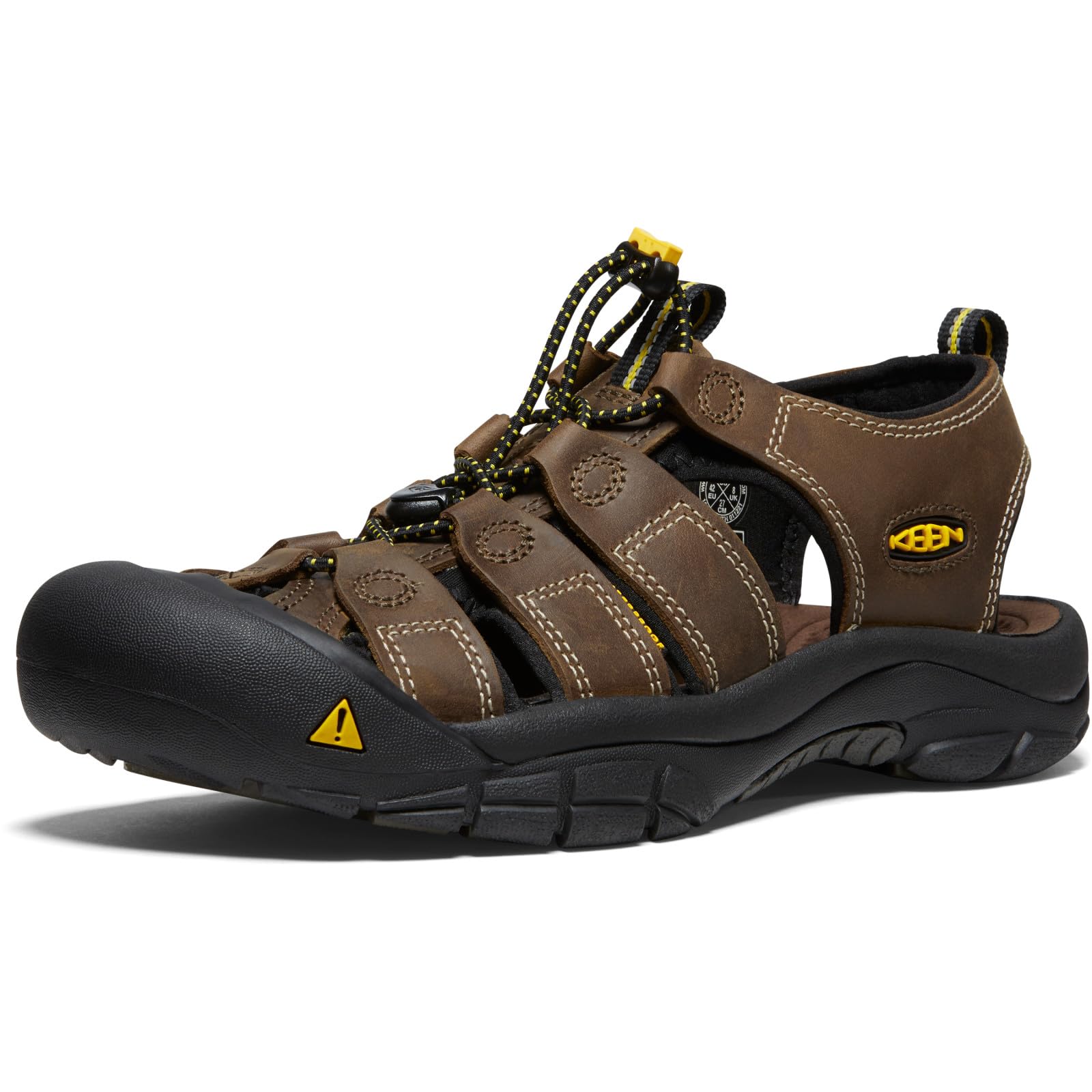 **KEEN Men's Newport Closed Toe Water Sandals – Durable Leather, Comfortable for Hiking, Beach & Outdoor Adventures**