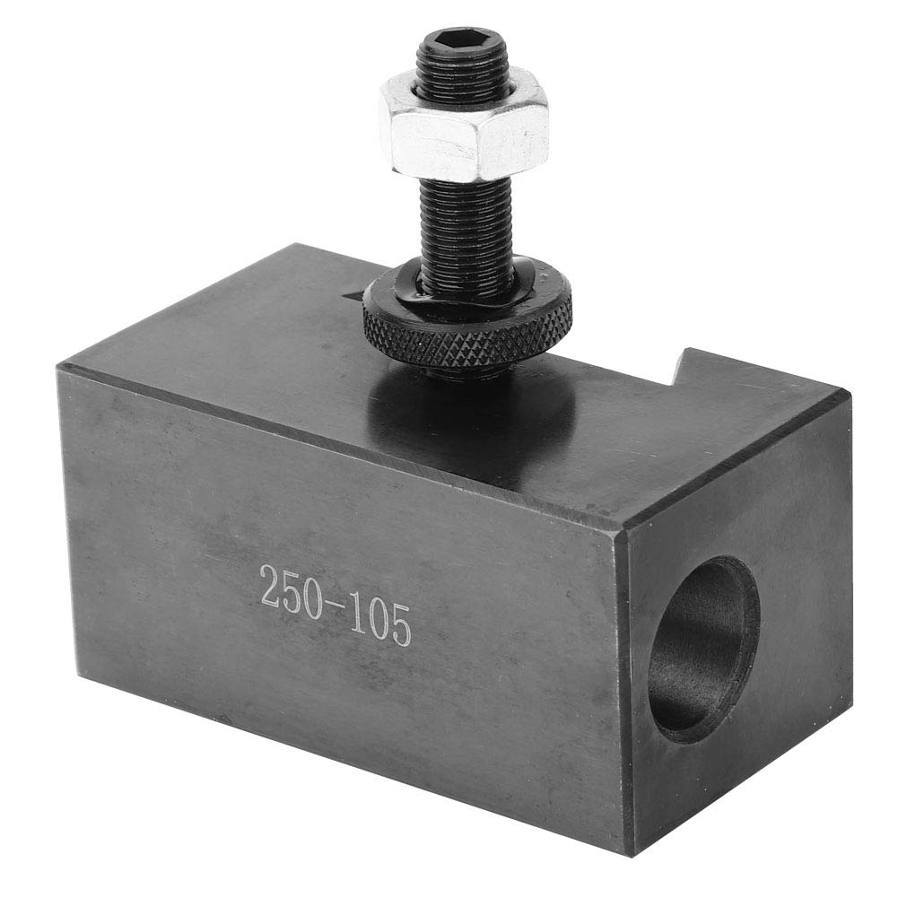 250-105 Universal High Hardness CNC Lathe Tool Post Holder Set - Quick Change Mini Tool Post for Precision Machining & Heavy Cutting | Ideal for Metalworking, Turning, Milling & DIY Projects