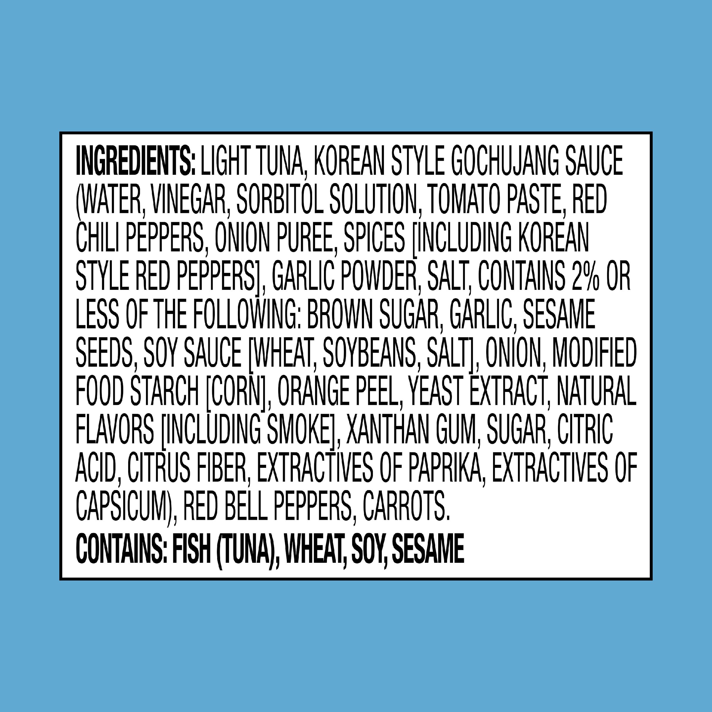 StarKist Tuna Creations BOLD Spicy Korean Style with Gochujang Sauce - 2.6 Oz Pouch (Pack of 24) - Perfect for Sandwiches, Salads & Quick Meals