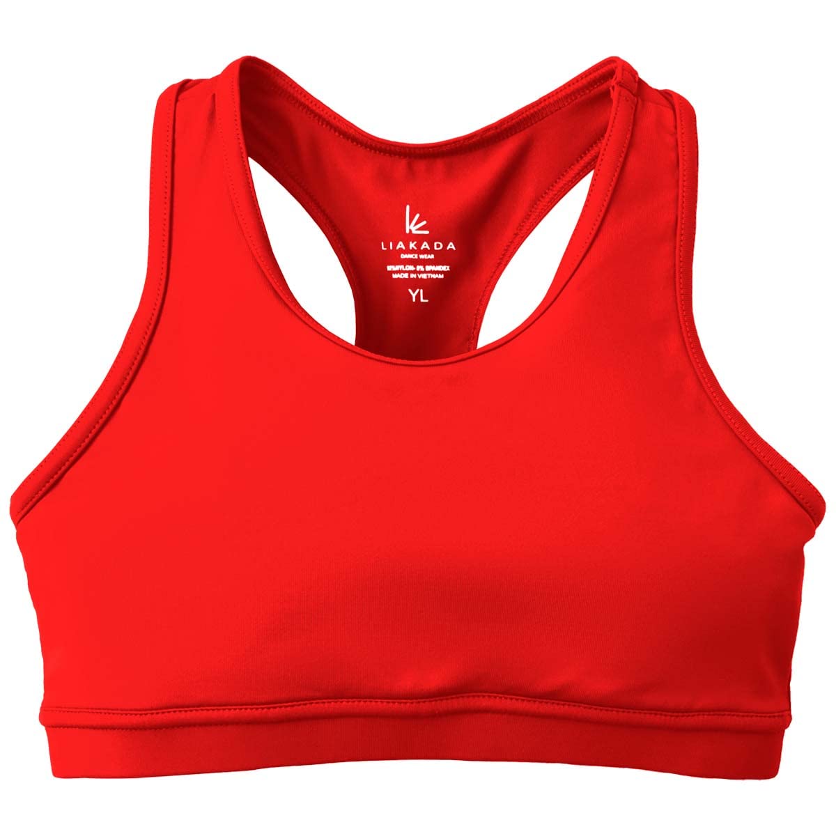 Liakada Women's Racerback Sports Bra with Removable Pads - Breathable Workout Top for Yoga, Gym, Pilates & Dance - Perfect for Fitness, Running & Active Lifestyle
