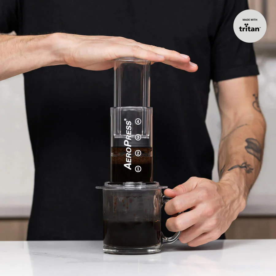 AeroPress Clear Colors Coffee and Espresso Maker - Portable Travel Coffee Press for Home, Office & Camping | Makes Rich Espresso & Smooth Coffee