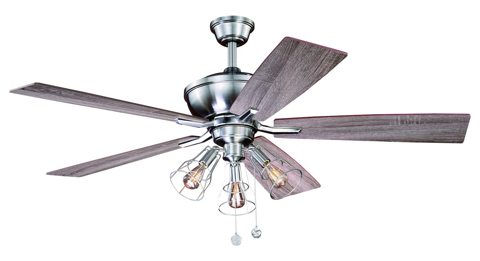 52-Inch Clybourn Ceiling Fan with Remote Control - Modern Indoor/Outdoor Fan for Bedroom, Living Room, Patio - Energy Efficient & Quiet Operation