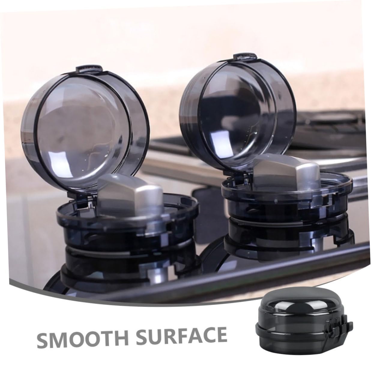 6Pcs Childproof Stove Knob Covers - Gas Stove Safety Protectors for Oven Knobs, Baby Proofing Kitchen Accessories - Perfect for Child Safety in Homes with Toddlers