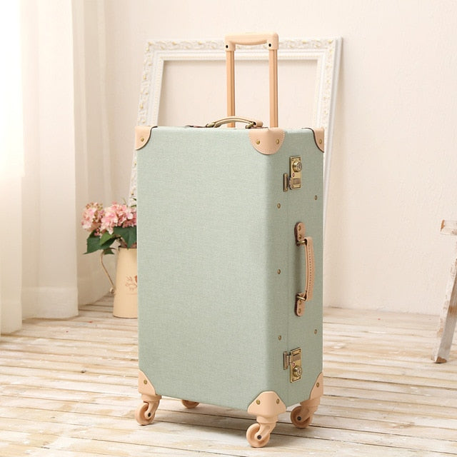12 20 24 26 Inch 2-Piece Set Lightweight Oxford Travel Luggage - Scratch Resistant Spinner Suitcase with 360° Wheels for Business Trips, Vacations & Air Travel