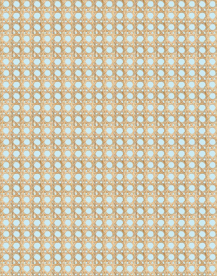 Wallshoppe Faux Caning Wallpaper - Peel and Stick Removable Wallpaper for Bedroom, Living Room & Office Decor - Easy to Install Self-Adhesive Wallpaper