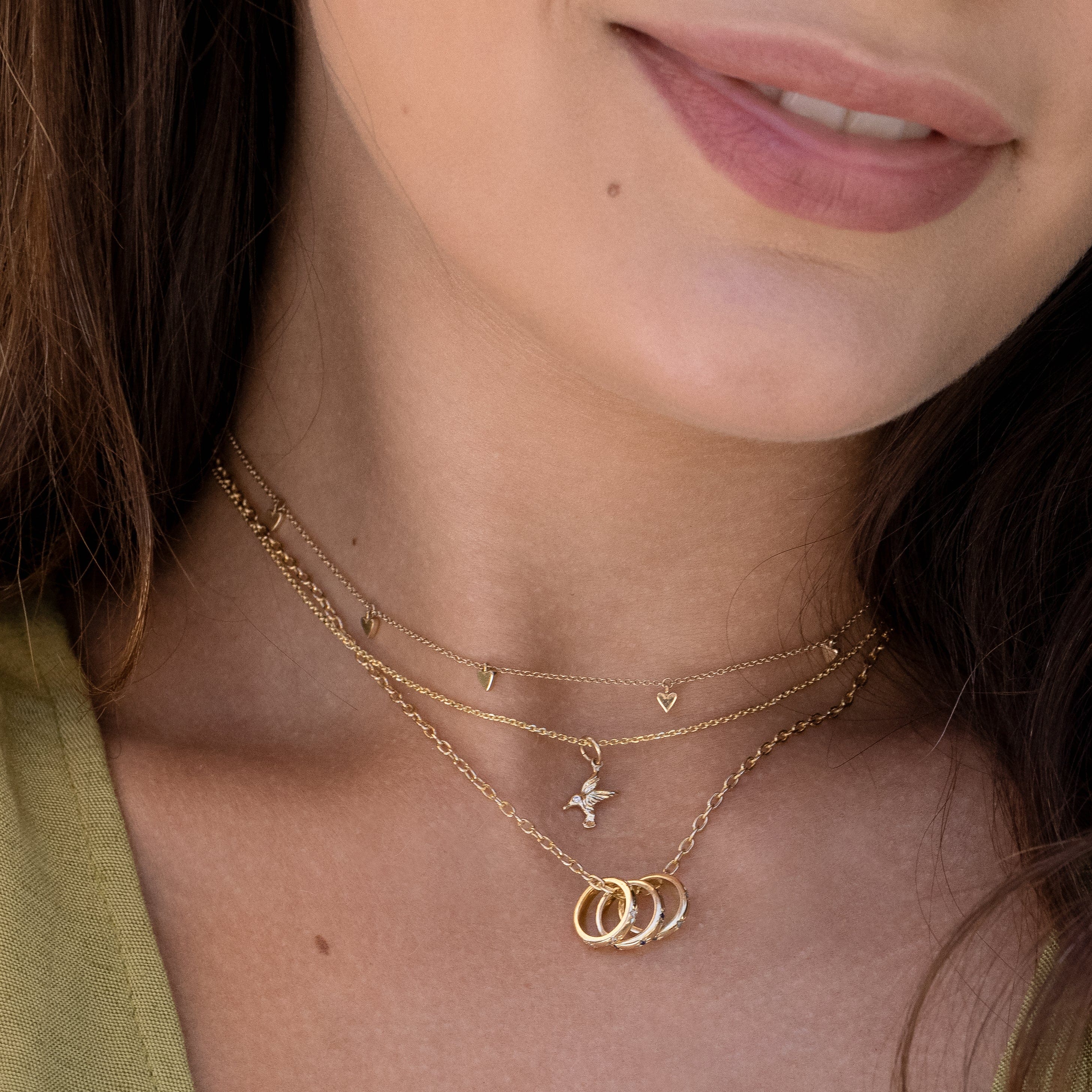 Starburst Birthstone Ring Charm Necklace - Dainty Gold/Silver Pendant for Women - Perfect Gift for Birthday, Anniversary & Mother's Day Jewelry