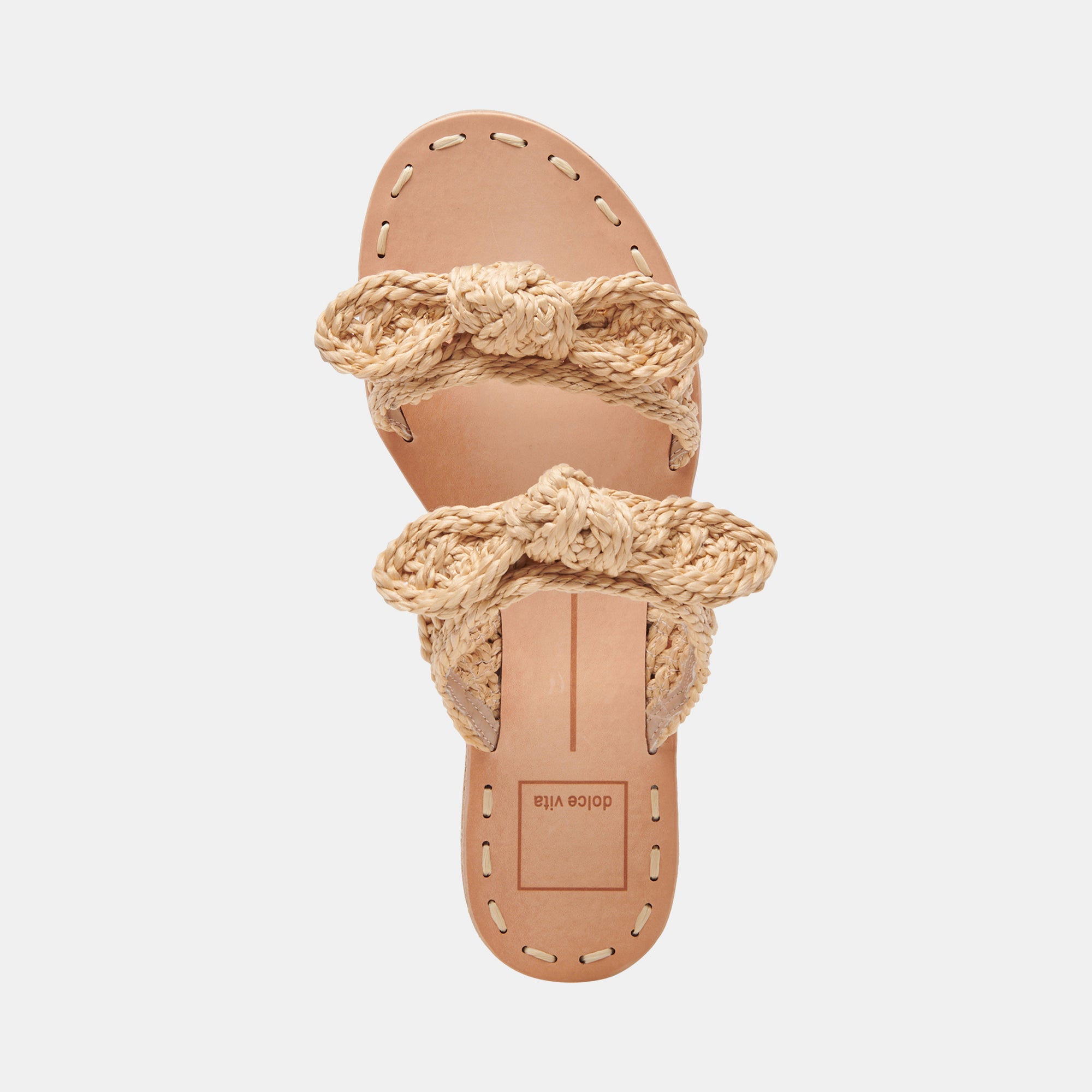 Dinah Wide Sandals LT Natural Raffia - Comfortable Women's Summer Sandals for Beach, Vacation & Casual Outfits