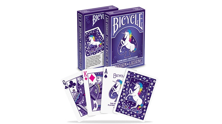 Bicycle® Unicorn Playing Cards - Premium Quality Deck for Magic Tricks, Cardistry & Poker Games - Perfect for Parties, Family Gatherings & Professional Performances