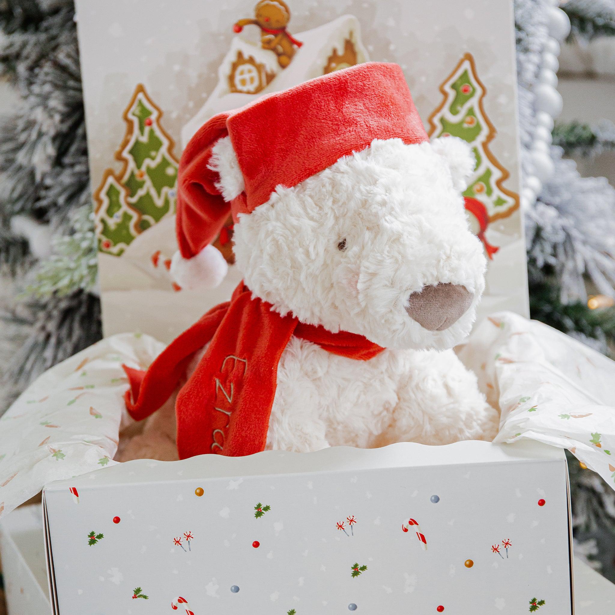Bo The Polar Bear Stuffed Animal - Soft Plush Toy for Kids, Cute Arctic Bear Gift for Children - Perfect for Cuddling, Nursery Decor, and Birthday Presents
