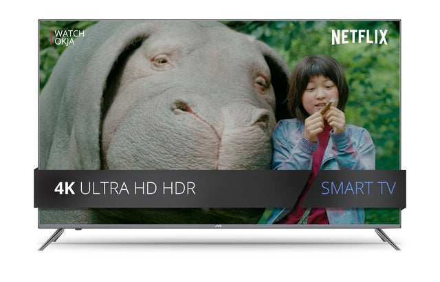 JVC LT-58MA887 58-inch 4K Ultra HD Smart LED TV with HDR - Perfect for Home Theater, Gaming & Streaming Movies