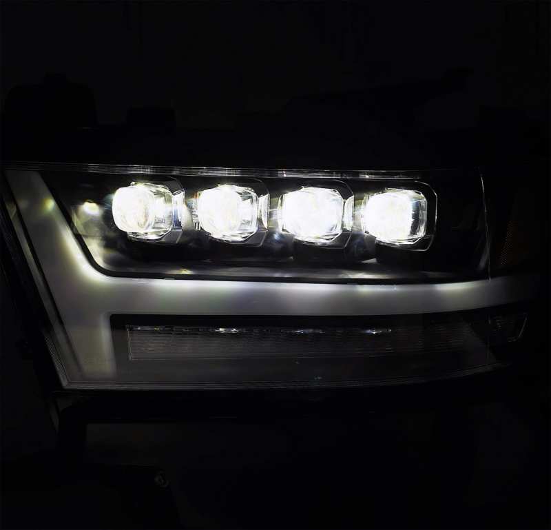 AlphaRex 2019-2020 Ram 1500 HD NOVA Series LED Projector Headlights - Gloss Black Plank Style with Active Lighting, Sequential Turn Signals & DRL | Upgrade Your Truck for Night Driving & Off-Road Adventures