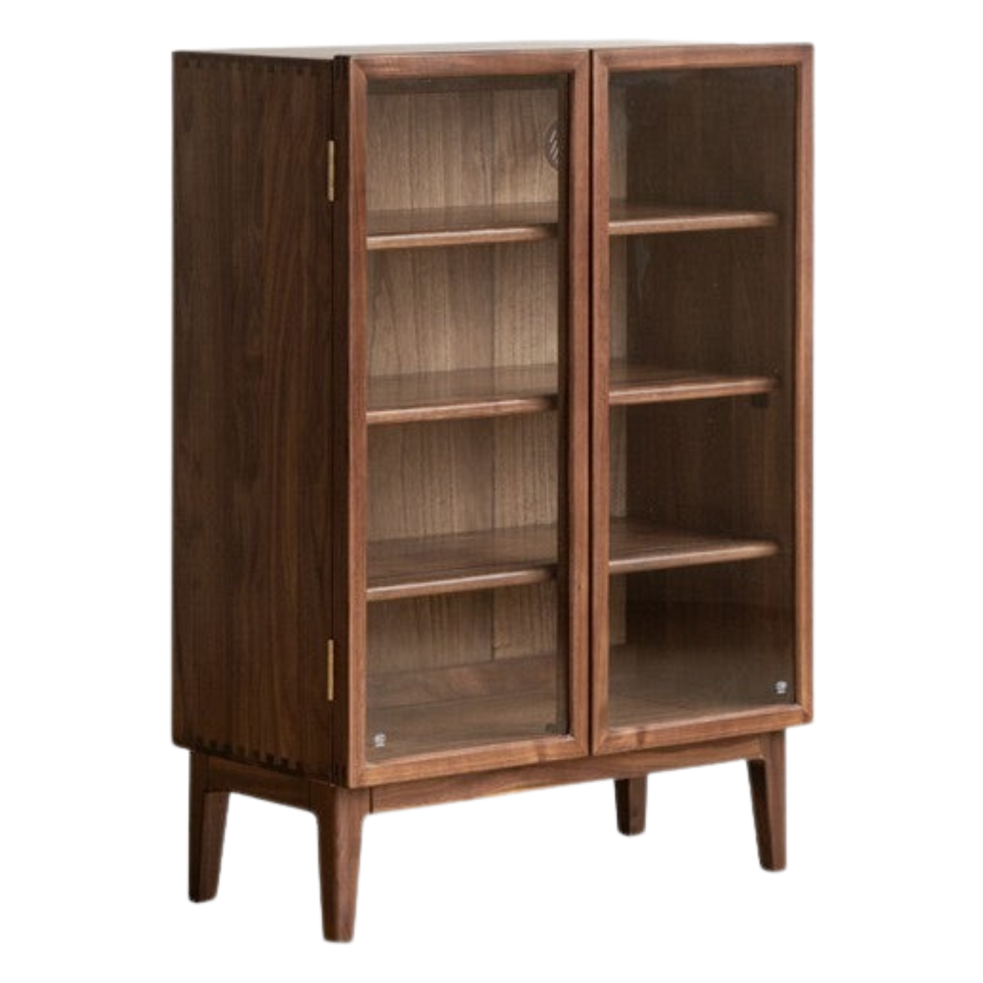 Solid Wood Black Walnut and Ash Dining Sideboard - Rustic Kitchen Buffet for Dining Room Storage and Serving - Perfect for Farmhouse, Modern & Traditional Home Decor