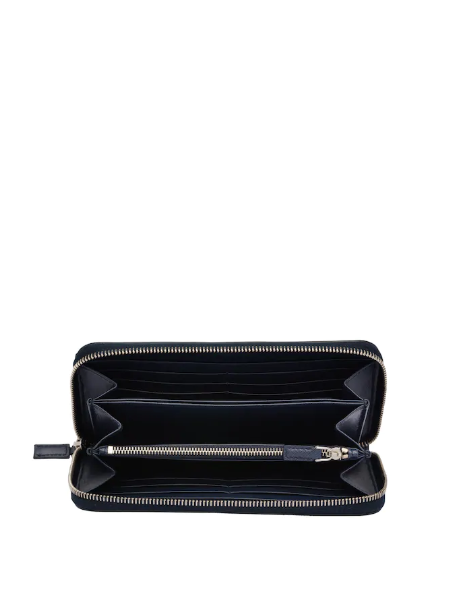 Prada Saffiano Crocodile Leather Wallet for Men - Light Blue Luxury Bifold Wallet | Perfect for Business, Travel & Everyday Use