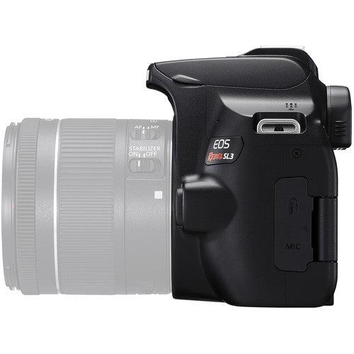 Canon EOS Rebel SL3/250D DSLR Camera with EF-S 18-55mm IS STM Lens (Black) + 32GB SD Card Bundle - Perfect for Travel Photography, Vlogging & Beginner Photographers