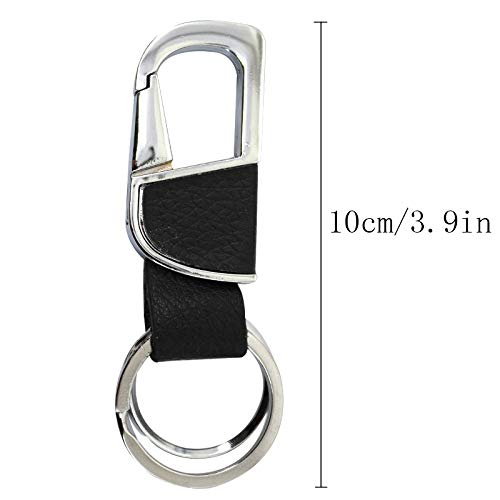 Custom Engraved Stainless Steel Keychain - Personalized Text Key Ring Set (2 Pack) - Durable Car Keys Holder for Men & Women - Perfect for Gifts, Housewarming, Anniversary & Everyday Use