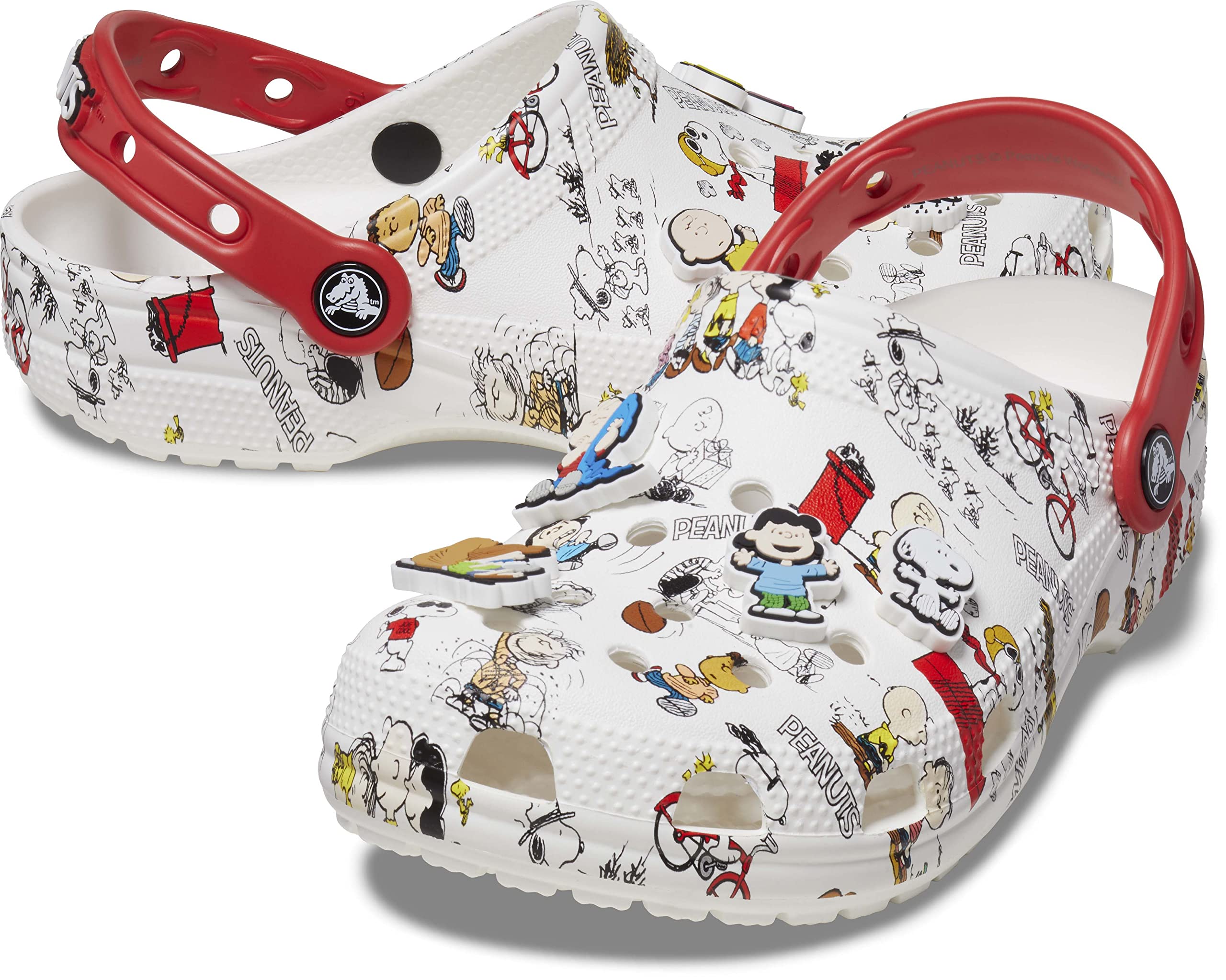 Crocs Unisex-Child Classic Peanuts Snoopy Clog | Lightweight Comfortable Slip-On Shoes for Kids | Perfect for School, Beach & Outdoor Play