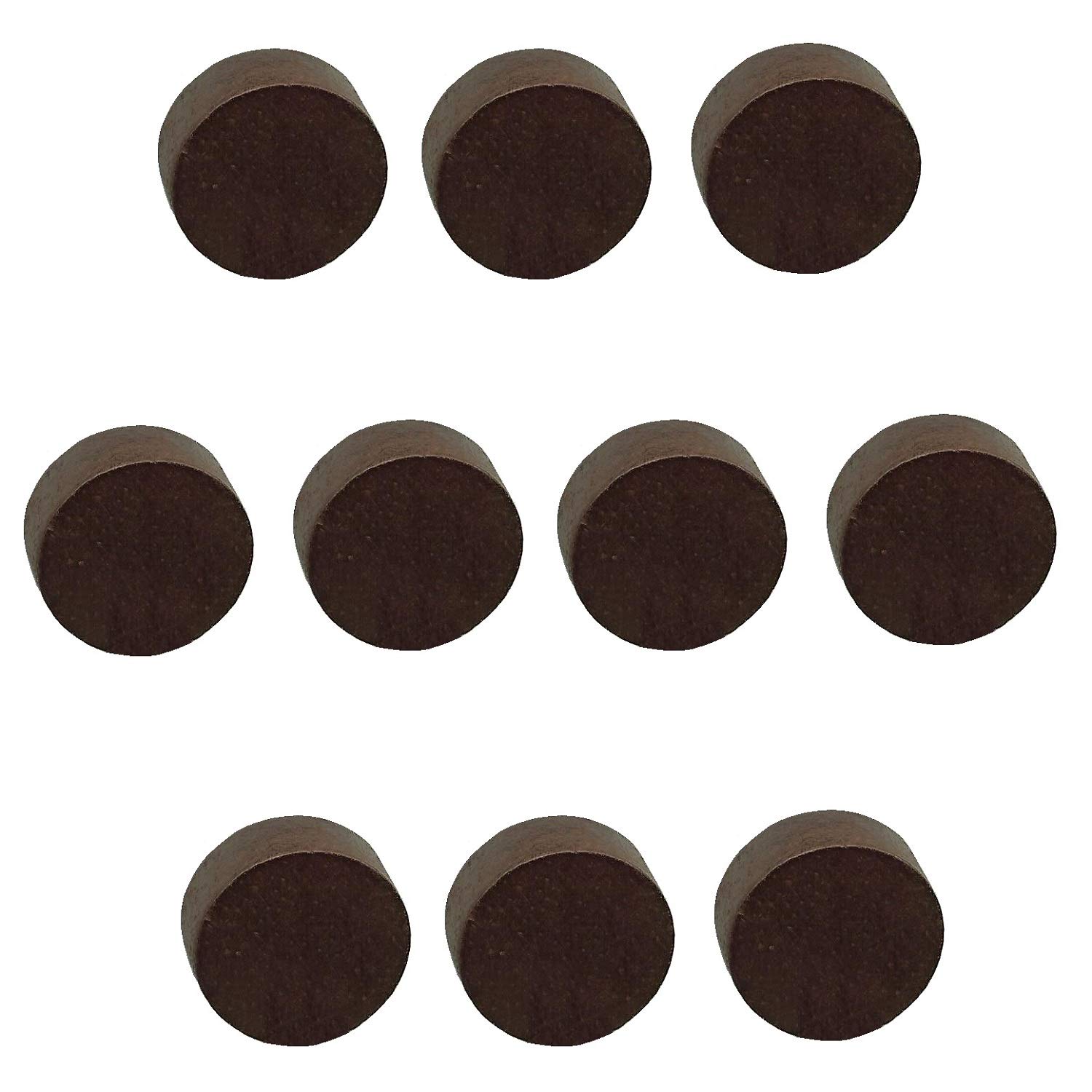 Premium 13mm Pool Cue Tips - Set of 10 High-Quality Replacement Tips for Billiard Sticks | Perfect for Professional Players & Home Pool Tables