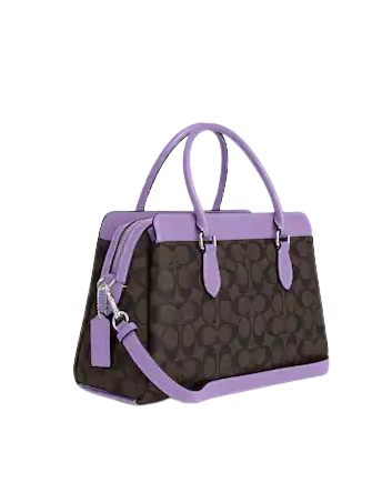 Coach Darcie Signature Canvas Carryall Handbag - Stylish Crossbody Purse for Women, Perfect for Work, Travel & Everyday Use