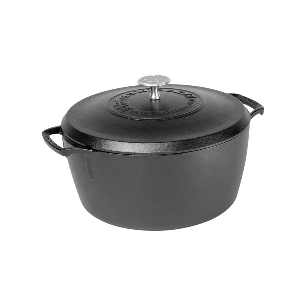 Premium 5.2L Cast Iron Dutch Oven with Enamel Coating - Blacklock Series for Braising, Baking & Slow Cooking - Perfect for Soups, Stews & Bread Making
