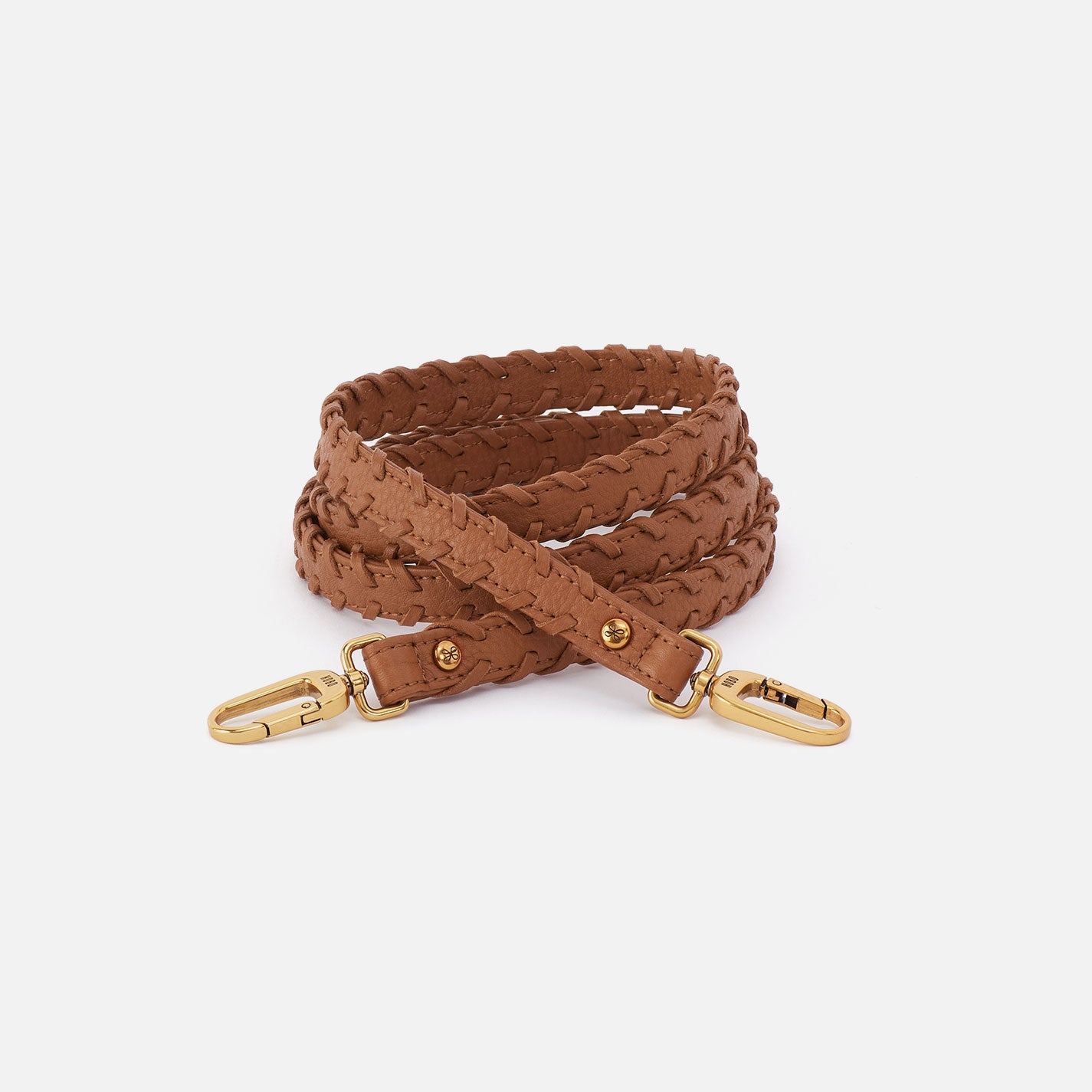 Thin Braided Strap Pebbled Leather Watch Band - Warm Honey Color for Women & Men | Perfect for Casual, Office & Everyday Wear