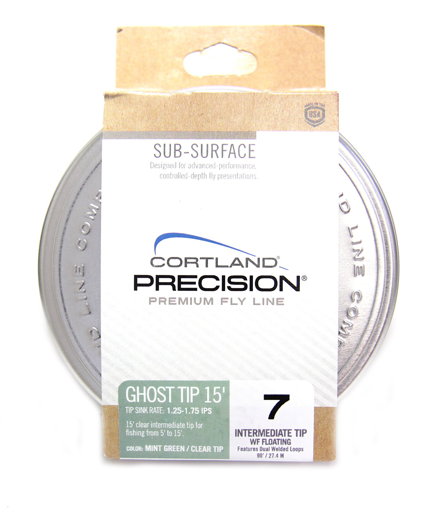 Cortland Ghost Tip 15 Fly Line - Premium Floating Fly Fishing Line for Trout & Salmon - Ideal for Freshwater & Saltwater Fly Fishing