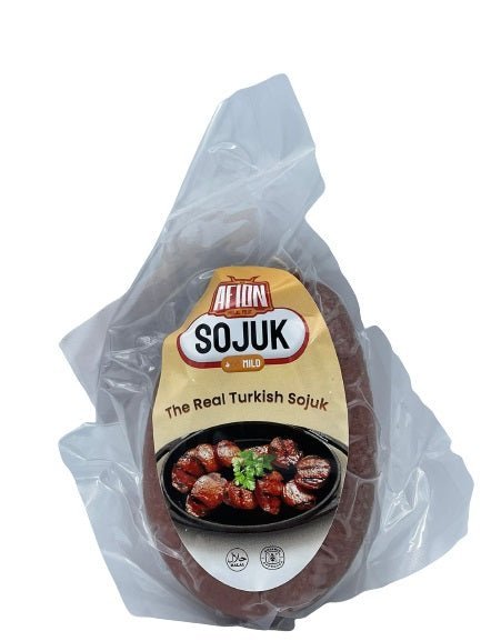 Halal Sucuk Hot Spicy Sausage 300g | Premium Quality Beef & Lamb | Perfect for Breakfast, Sandwiches, and Grilling