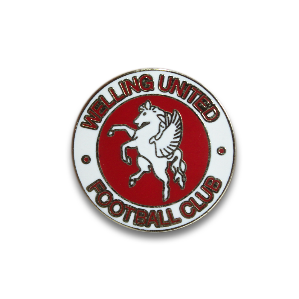Welling United FC Pin Badge - Official Football Club Enamel Lapel Pin - Perfect for Fans, Collectors & Match Day Outfits